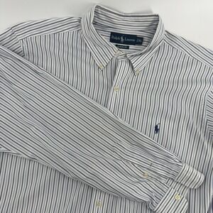 Ralph Lauren Mens XL Classic Fit Striped Button Down Shirt Long Sleeve